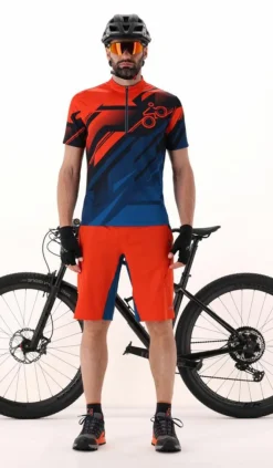 Pantalone free bike da uomo con mesh interna removibile e fondello