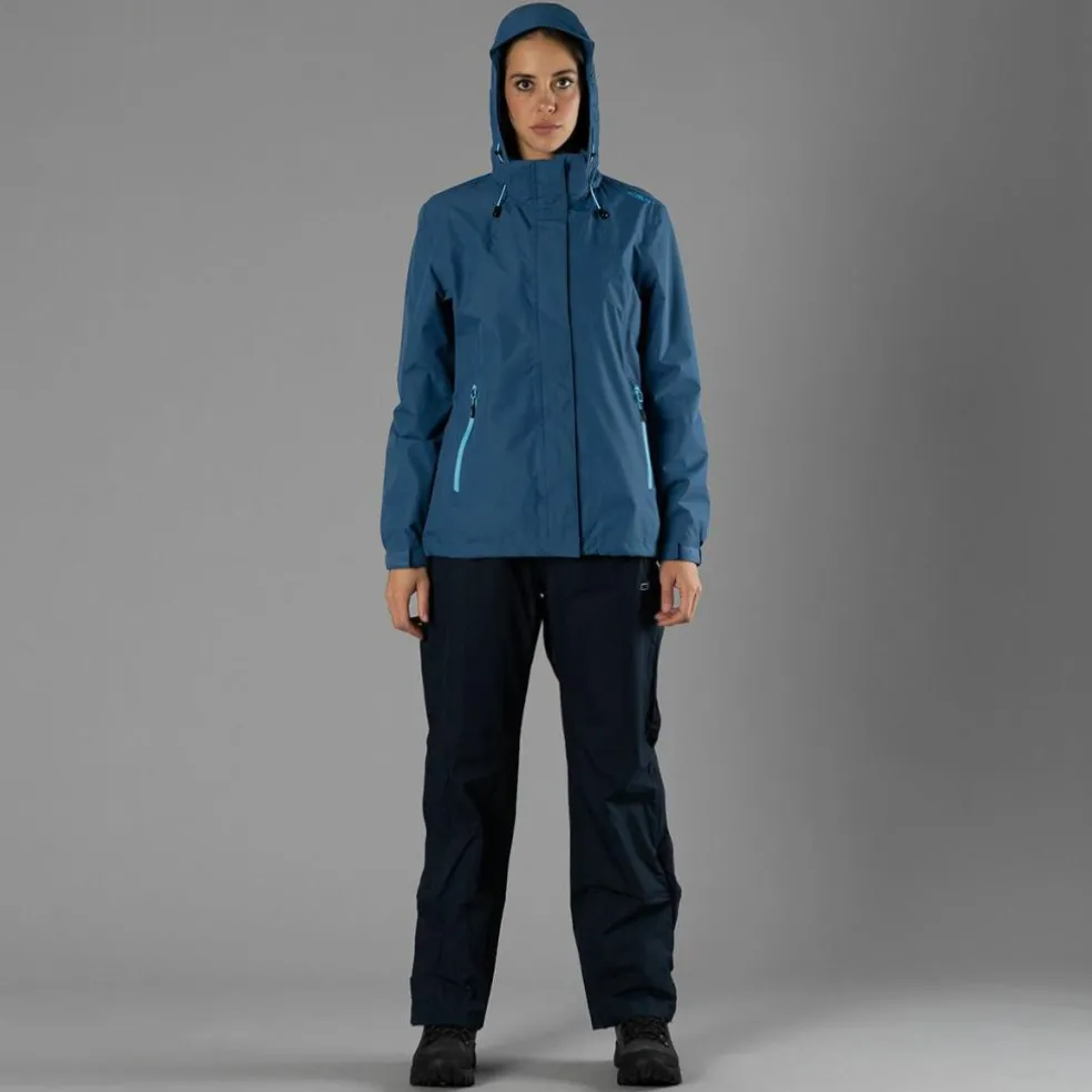Pantaloni antipioggia da donna ripiegabili