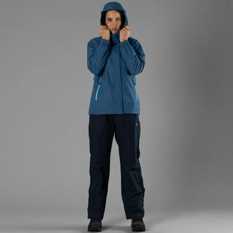 Pantaloni antipioggia da donna ripiegabili