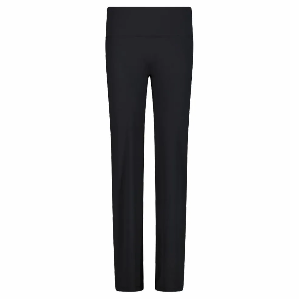 Pantaloni bootcut da donna in stretch polyamide