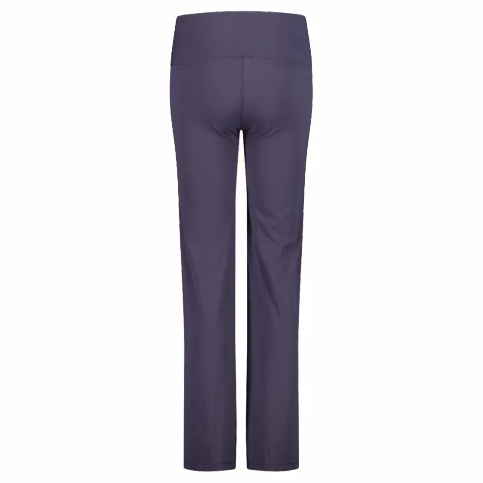 Pantaloni bootcut da donna in stretch polyamide