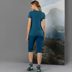 Pantaloni capri trekking donna