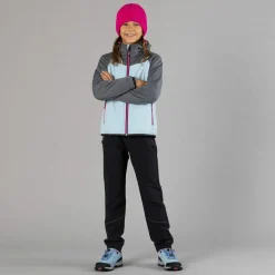 Pantaloni da bambina in poliestere elasticizzato
