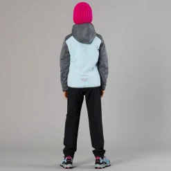 Pantaloni da bambina in poliestere elasticizzato