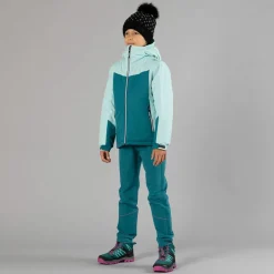 Pantaloni da bambina in poliestere elasticizzato