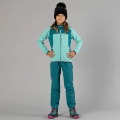 Pantaloni da bambina in poliestere elasticizzato