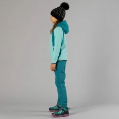 Pantaloni da bambina in poliestere elasticizzato