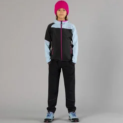 Pantaloni da bambina in poliestere elasticizzato
