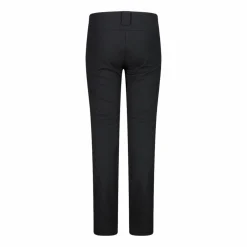 Pantaloni da bambina in softshell slim fit con fondo largo