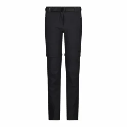 Pantaloni da bambina zip-off tessuto elasticizzato