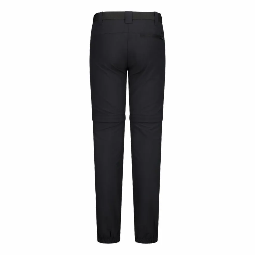 Pantaloni da bambina zip-off tessuto elasticizzato