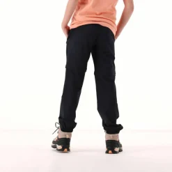 Pantaloni da bambina zip-off tessuto elasticizzato