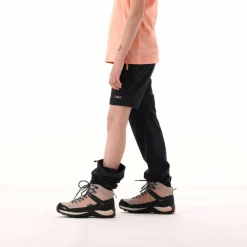 Pantaloni da bambina zip-off tessuto elasticizzato