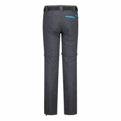 Pantaloni da bambina zip-off tessuto elasticizzato