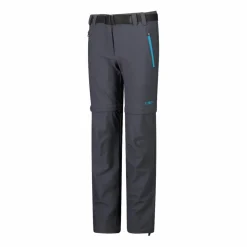 Pantaloni da bambina zip-off tessuto elasticizzato