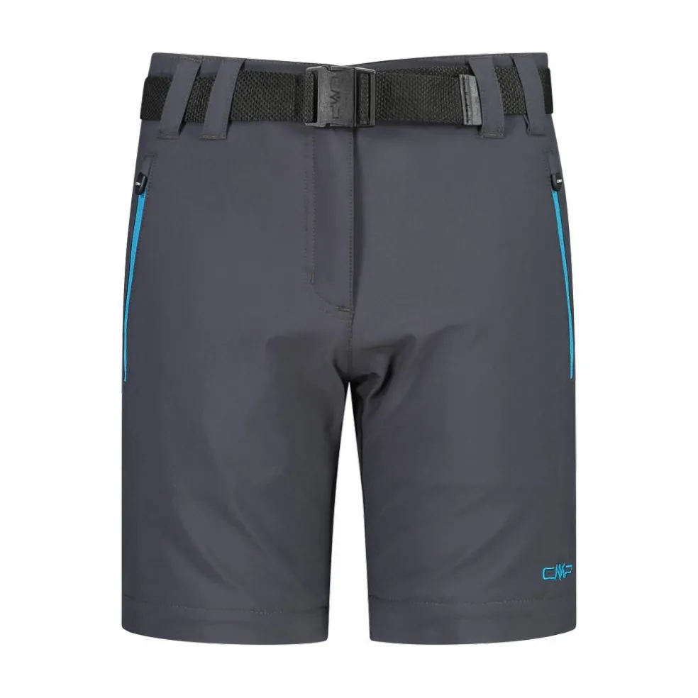 Pantaloni da bambina zip-off tessuto elasticizzato