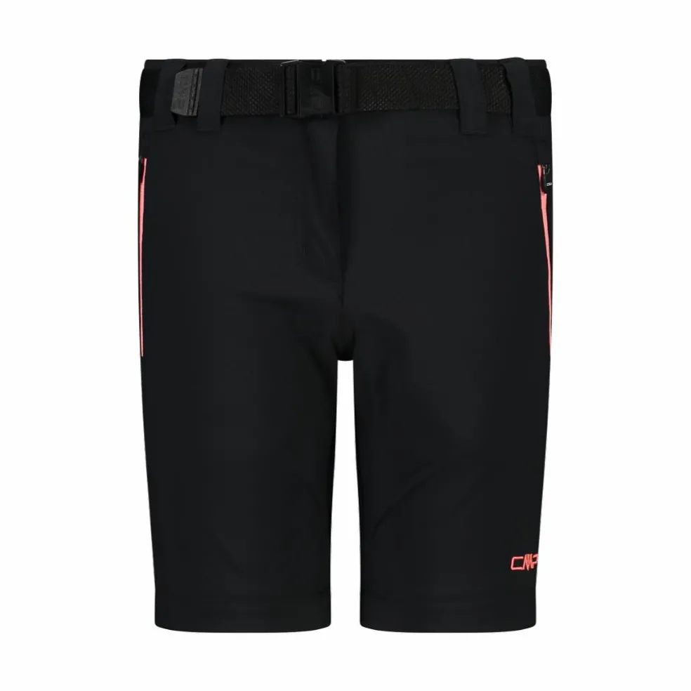 Pantaloni da bambina zip-off tessuto elasticizzato
