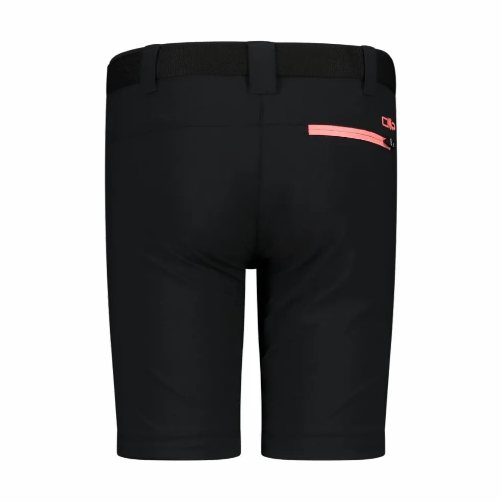 Pantaloni da bambina zip-off tessuto elasticizzato