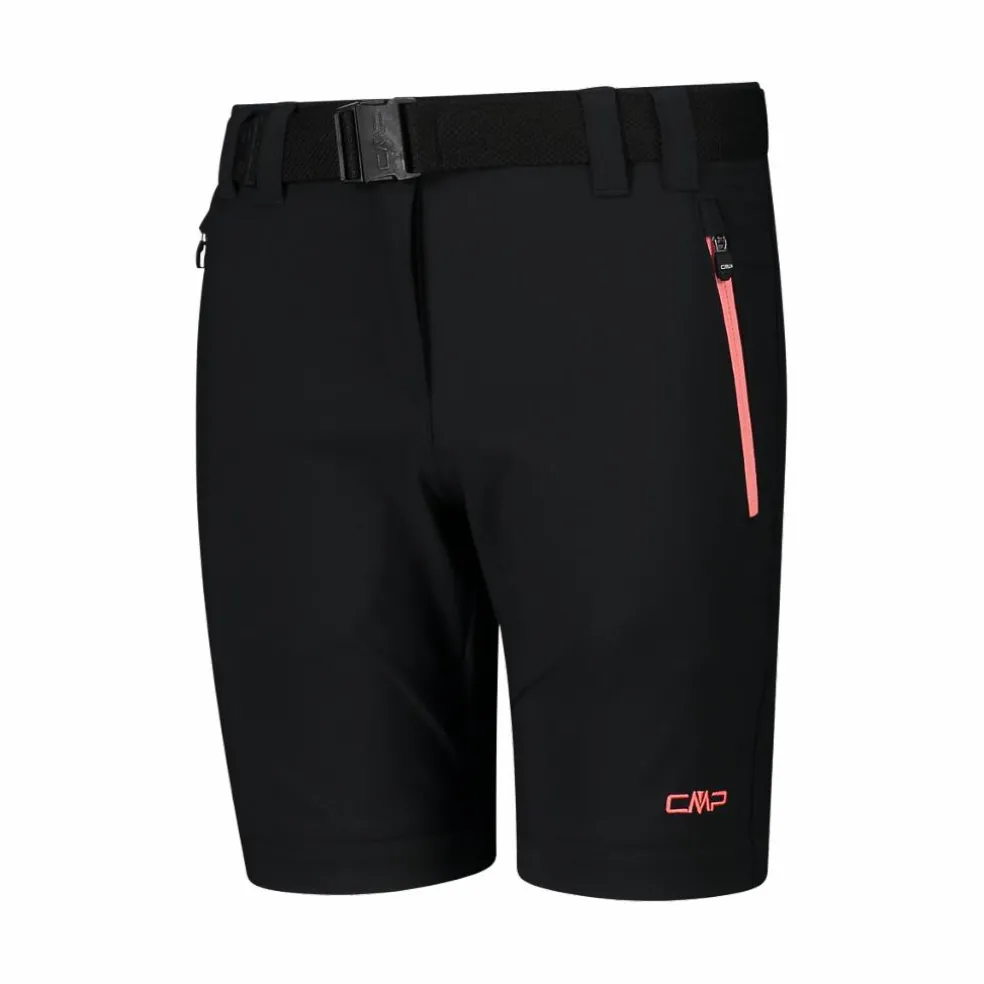 Pantaloni da bambina zip-off tessuto elasticizzato