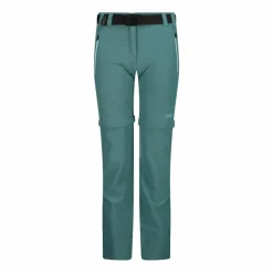 Pantaloni da bambina zip-off tessuto elasticizzato