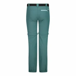 Pantaloni da bambina zip-off tessuto elasticizzato