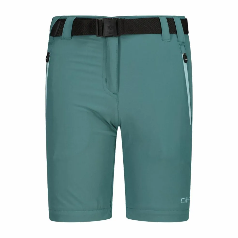 Pantaloni da bambina zip-off tessuto elasticizzato