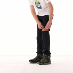 Pantaloni da bambino zip-off tessuto elasticizzato