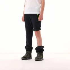 Pantaloni da bambino zip-off tessuto elasticizzato