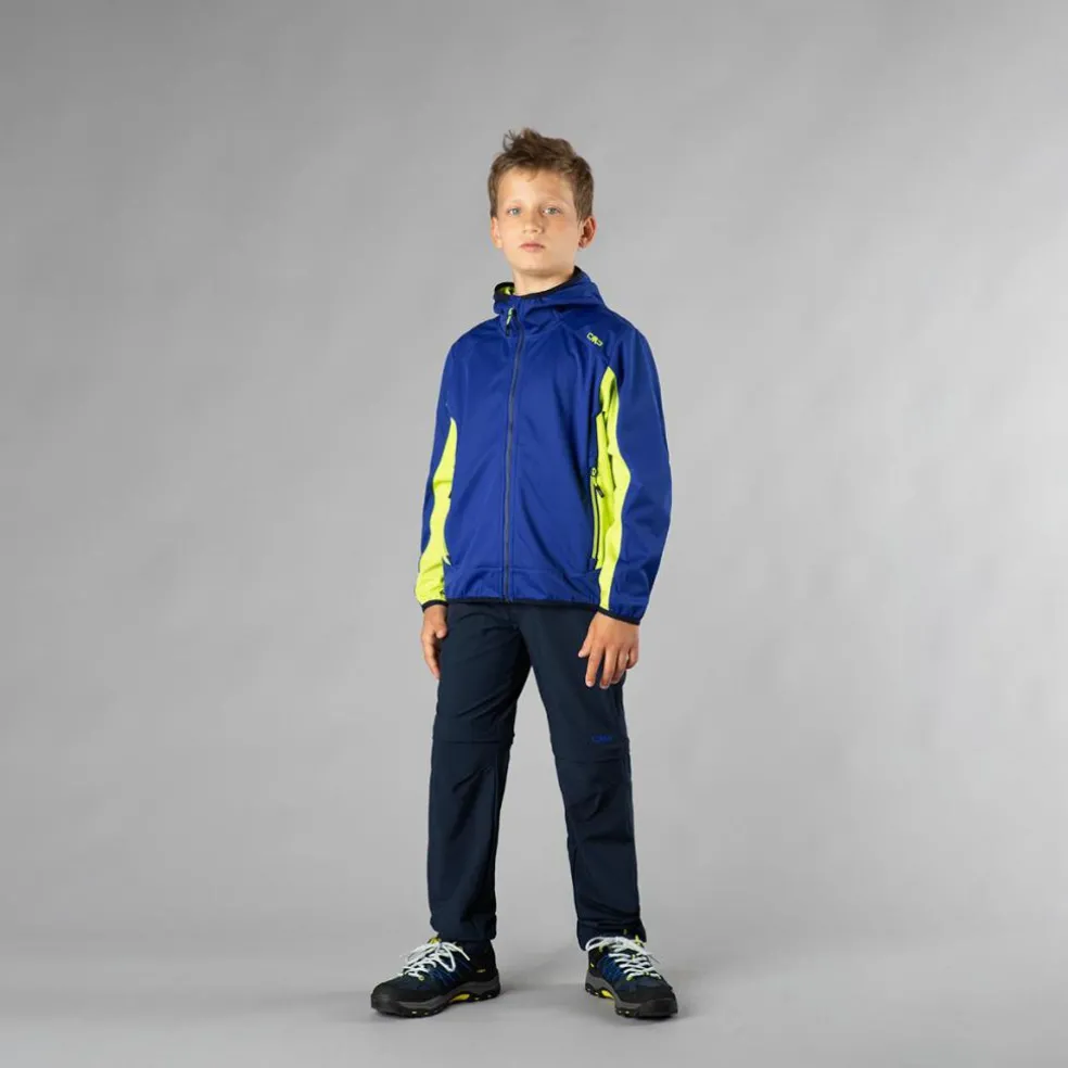 Pantaloni da bambino zip-off tessuto elasticizzato