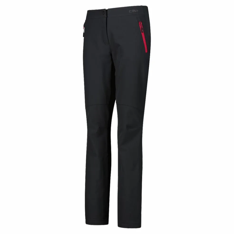 Pantaloni da donna slim fit in softshell