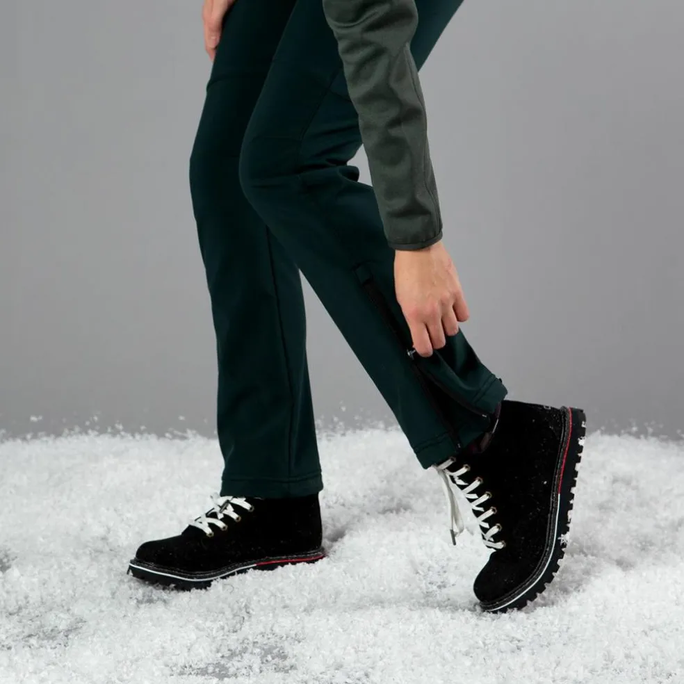 Pantaloni da donna slim fit in softshell