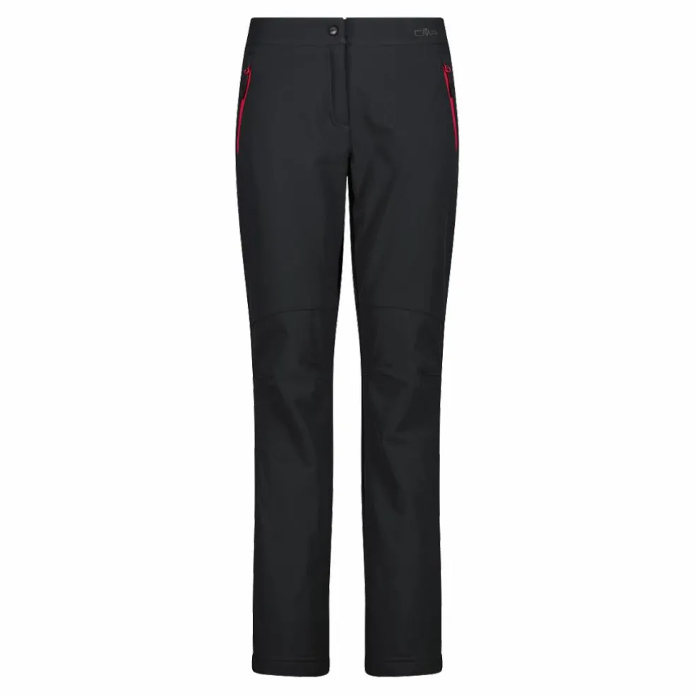 Pantaloni da donna slim fit in softshell