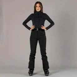 Pantaloni da sci da donna con strato interno in pile