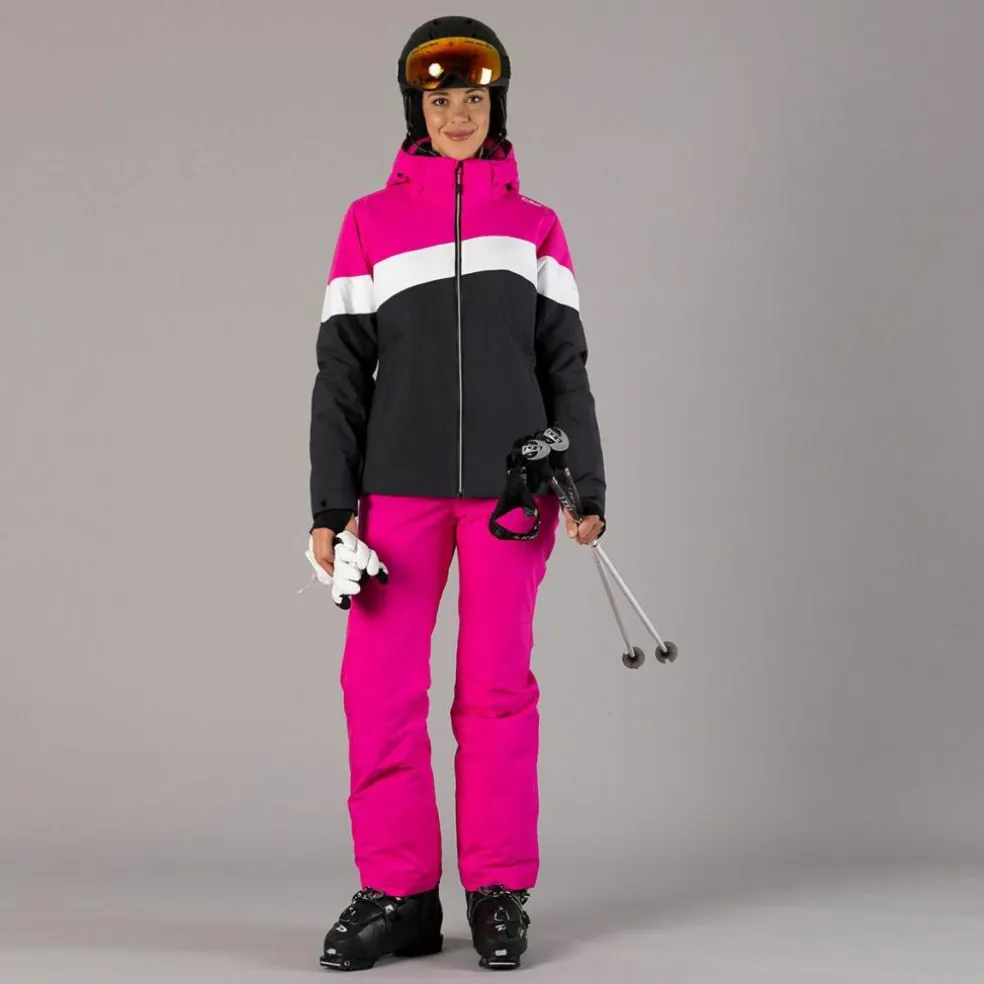 Pantaloni da sci in twill da donna