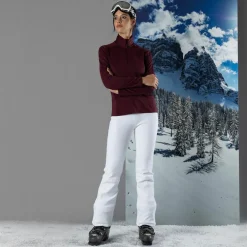 Pantaloni da sci non imbottiti elasticizzati donna