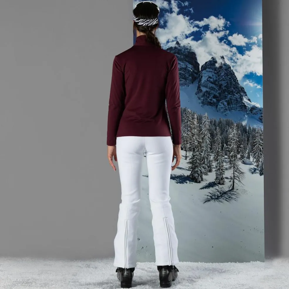 Pantaloni da sci non imbottiti elasticizzati donna