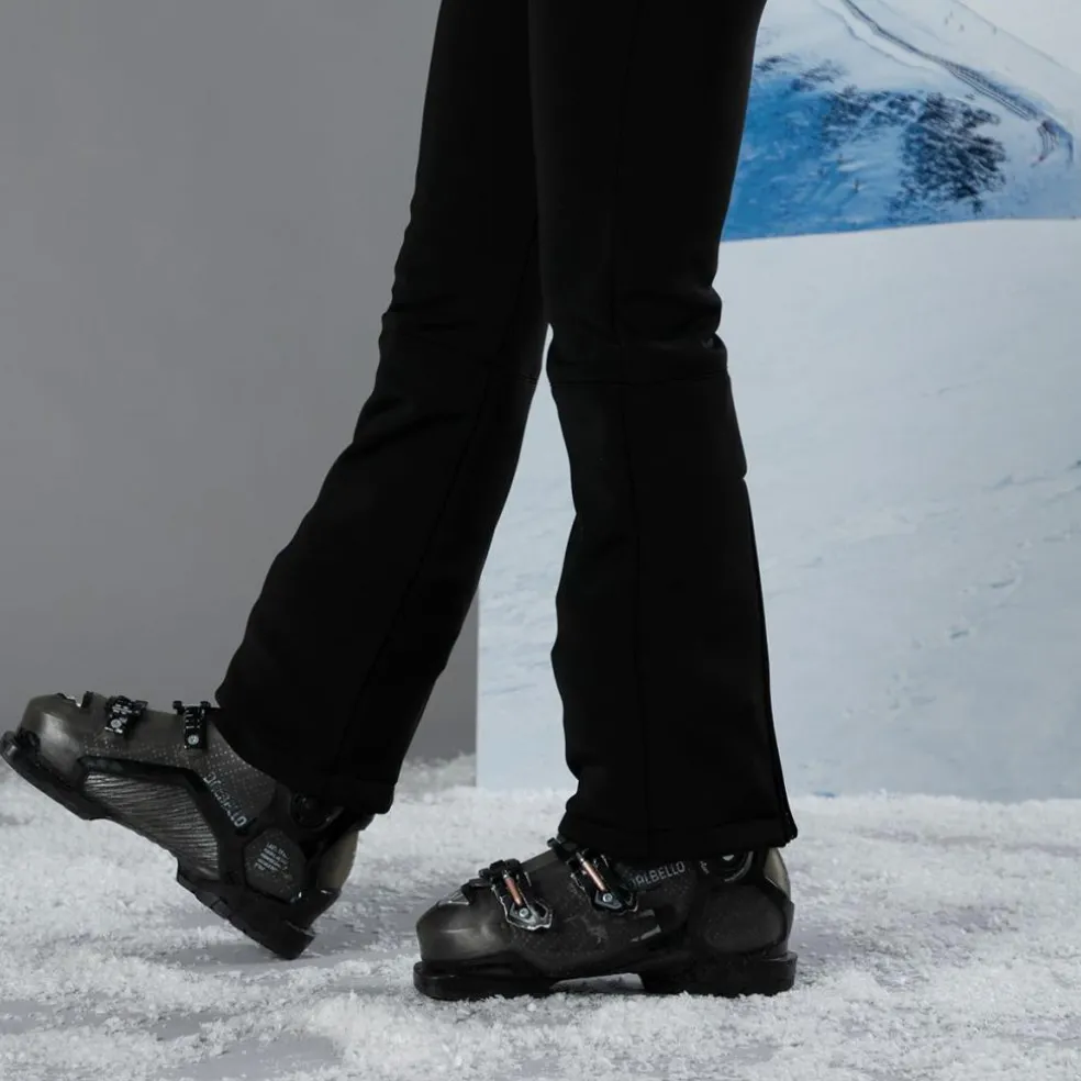 Pantaloni da sci non imbottiti elasticizzati donna