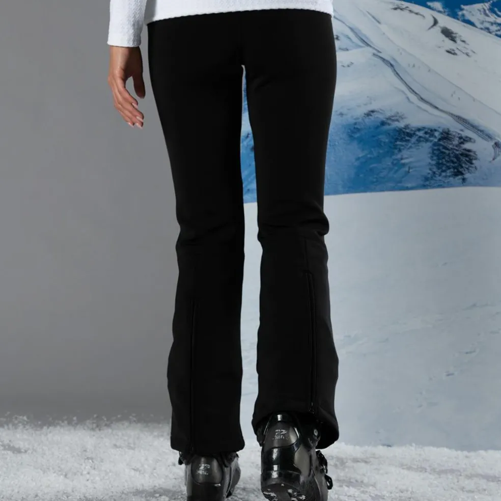 Pantaloni da sci non imbottiti elasticizzati donna