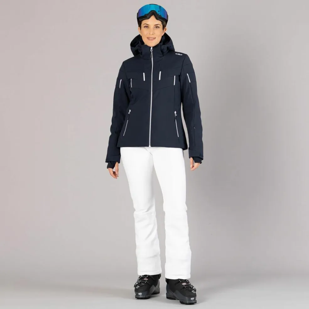 Pantaloni da sci non imbottiti elasticizzati donna