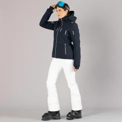 Pantaloni da sci non imbottiti elasticizzati donna