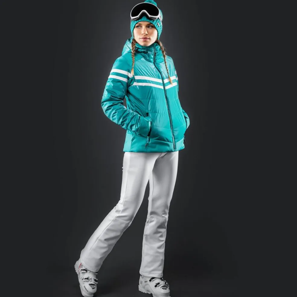 Pantaloni da sci non imbottiti elasticizzati donna