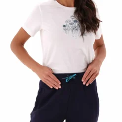 Pantaloni in Light French Terry Stretch da Donna