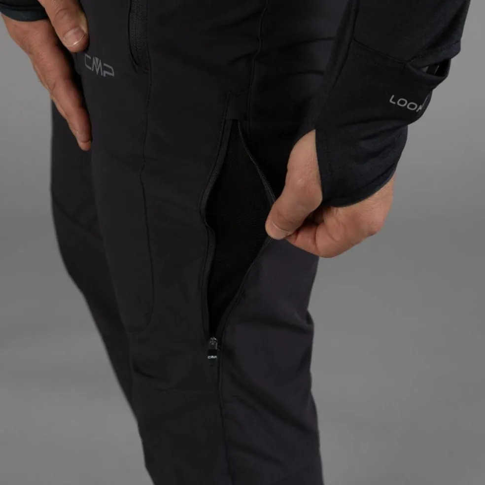 Pantaloni in nylon elastico da trekking uomo