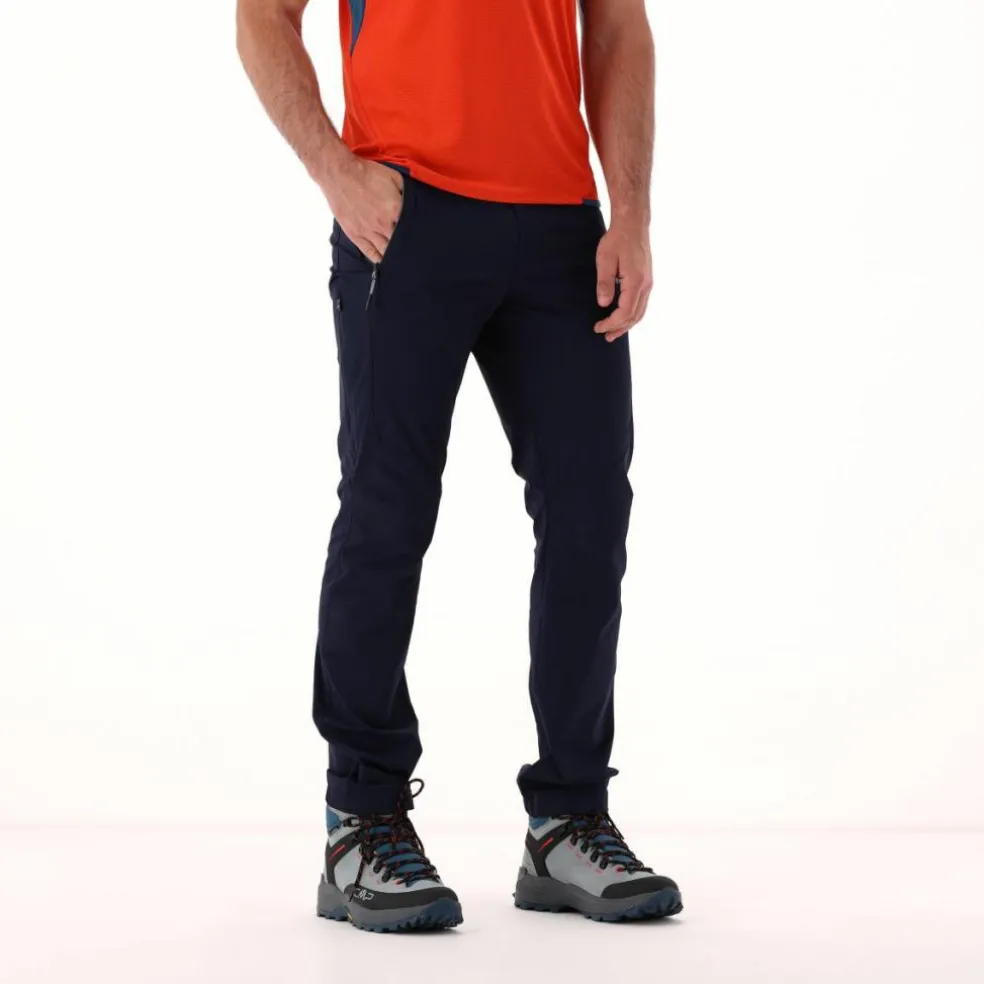 Pantaloni in nylon elastico da trekking uomo