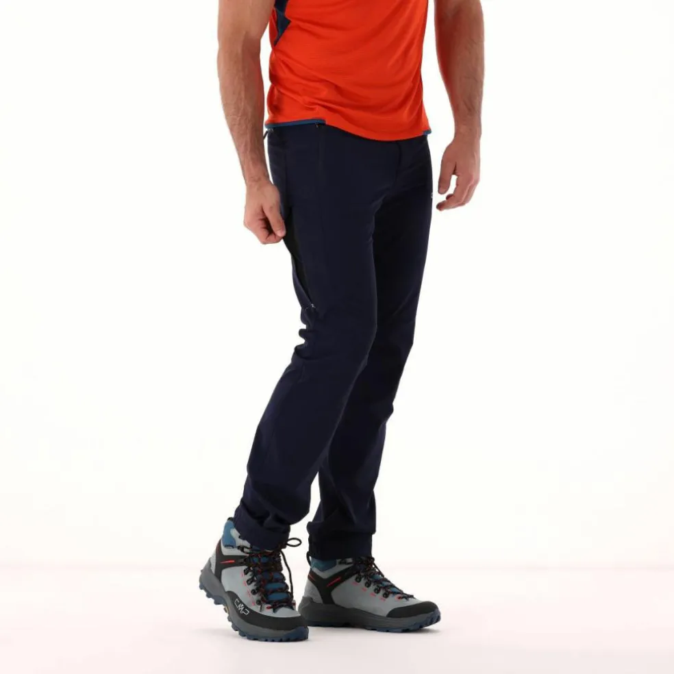 Pantaloni in nylon elastico da trekking uomo