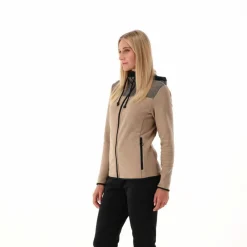 Pantaloni in pile elasticizzato da donna secondo strato