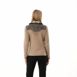 Pantaloni in pile elasticizzato da donna secondo strato