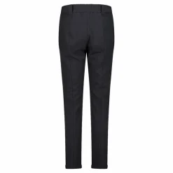 Pantaloni in softshell con cucitura frontale a vista da donna