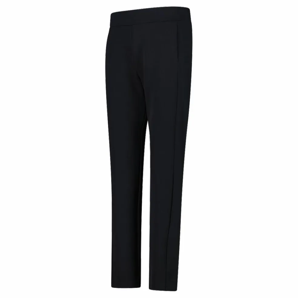 Pantaloni lunghi da donna dalla vestibilità regolare con finitura in modal satinato