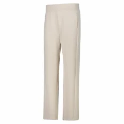 Pantaloni lunghi da donna dalla vestibilità regolare con finitura in modal satinato